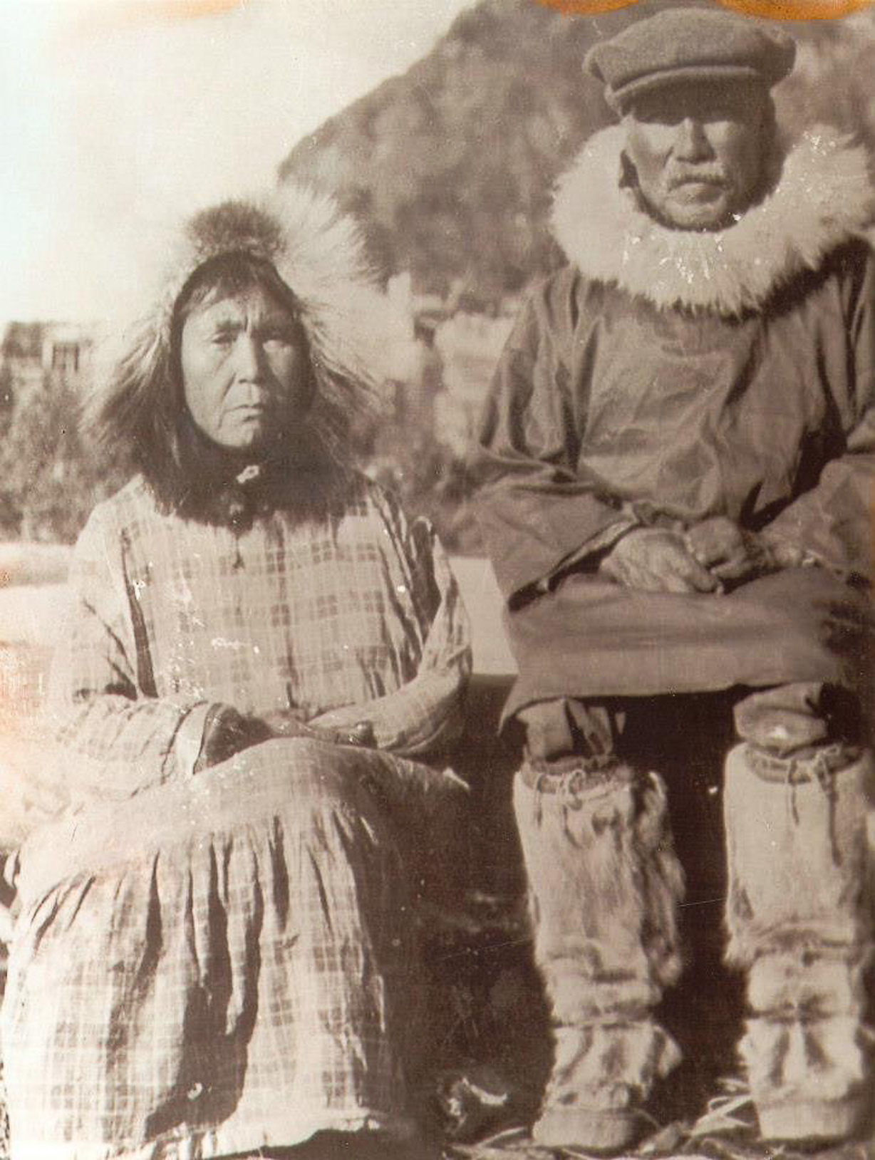 Brita Gayle Frost Savik and Grace Great Gramma and papa historical Brita Gayle Frost Savik and Grace Great Gramma and papa historical